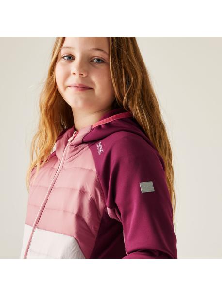     Dětská hybridní bunda Regatta KIELDER HYBRID IX dark pimento