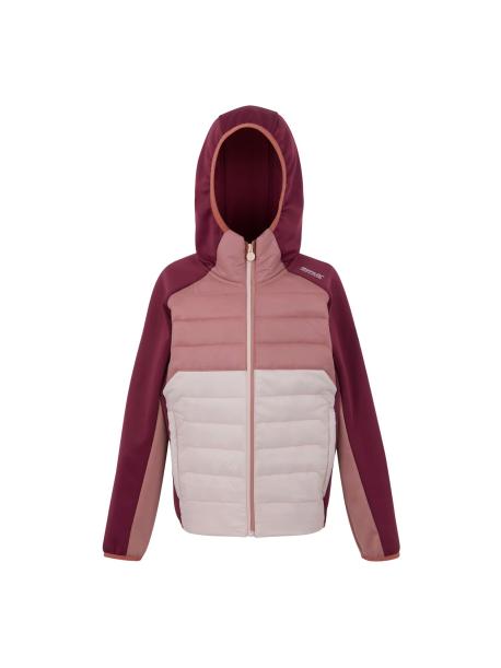     Dětská hybridní bunda Regatta KIELDER HYBRID IX dark pimento