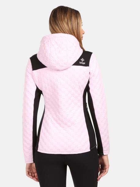     Dámská fleecová mikina s kapucí Kilpi NEVIA-W světle růžová