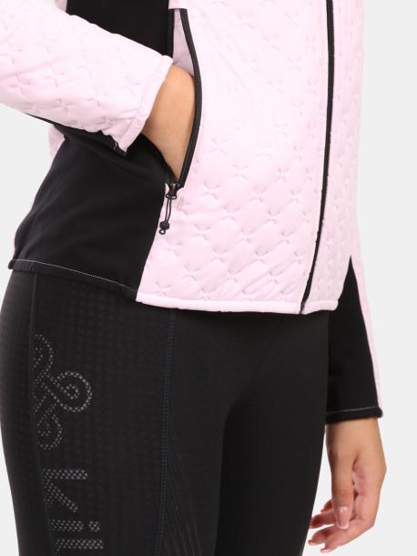     Dámská fleecová mikina s kapucí Kilpi NEVIA-W světle růžová