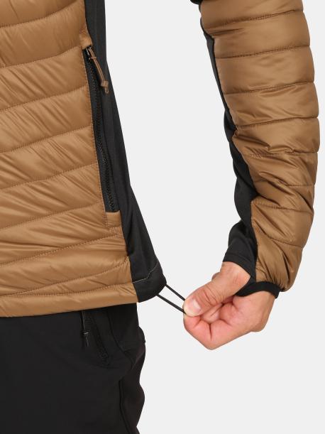     Pánská zateplená bunda Kilpi ACTIS-M hnědá