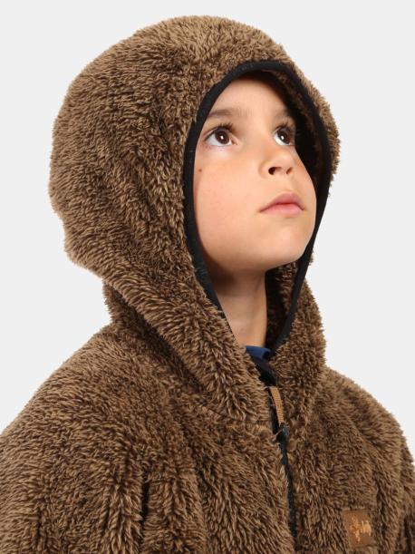     Dětská fleecová mikina Kilpi NORKA-JB brown