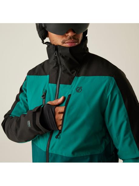     Pánská lyžařská bunda Dare2B BASEPLATE III black/dark sea