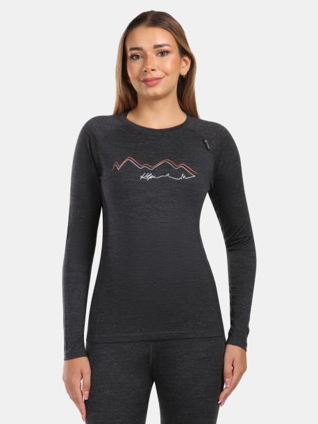     Dámské termotriko z merina MAVORA TOP-W black