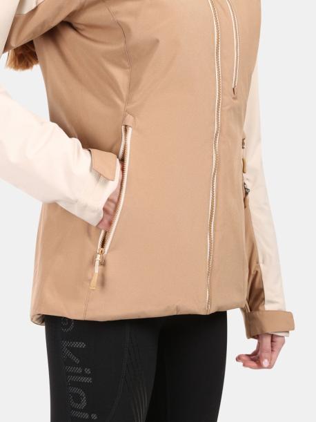    Dámská lyžařská bunda Kilpi FLIP-W beige