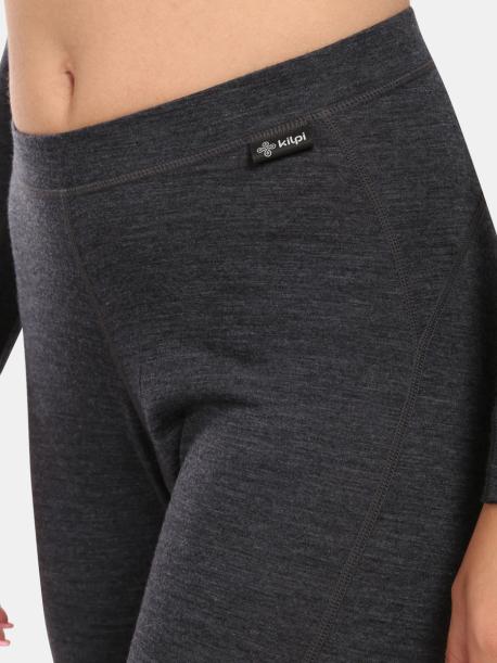     Dámské termokalhoty z merina Kilpi MAVORA BOTTOM-W black