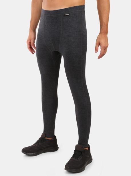     Pánské termokalhoty z merina Kilpi MAVORA BOTTOM-M black