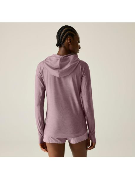     Dámské triko Dare2B SPRINT CITY HOODY dusky orchid