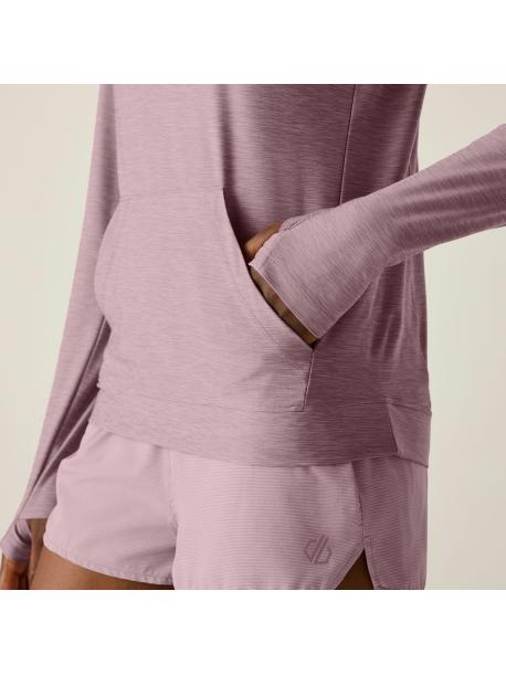     Dámské triko Dare2B SPRINT CITY HOODY dusky orchid