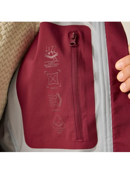     Dámská outdoorová bunda Dare2B HAIK 3 LAYER JACKET tibetan red