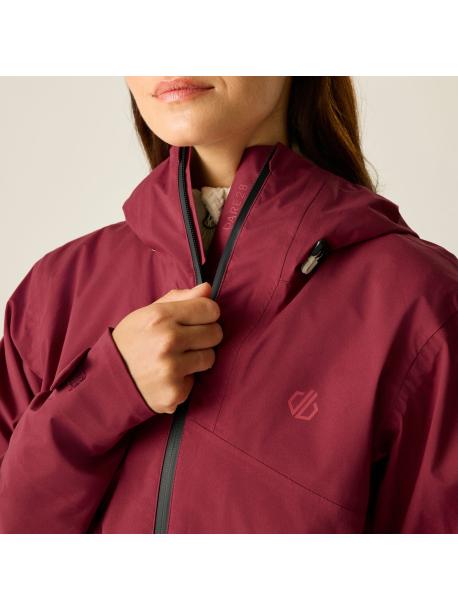     Dámská outdoorová bunda Dare2B HAIK 3 LAYER JACKET tibetan red