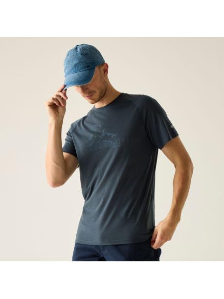     Pánské merino triko Regatta ESCADE night sky