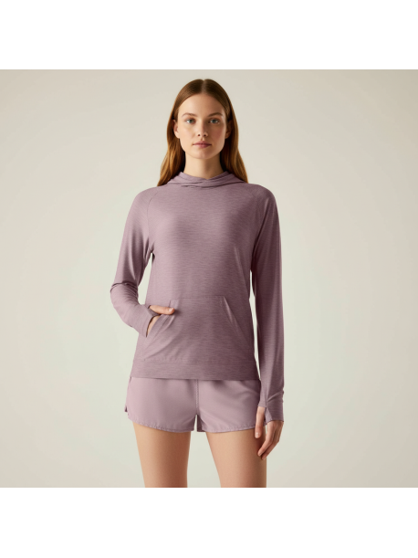     Dámské triko Dare2B SPRINT CITY HOODY dusky orchid