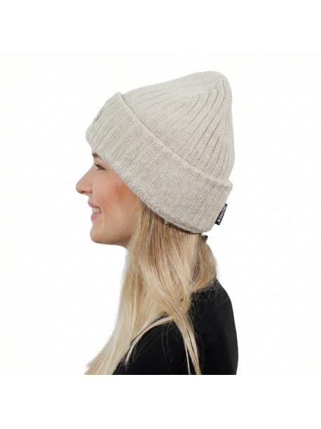     Dámská čepice Sherpa ANNA beige