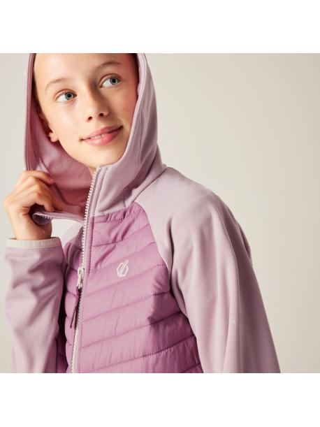    Dětská hybridní bunda Dare2B KIDS SWITCH OUT HYBRID mauve shadow