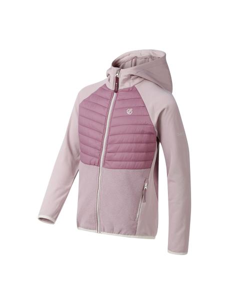     Dětská hybridní bunda Dare2B KIDS SWITCH OUT HYBRID mauve shadow