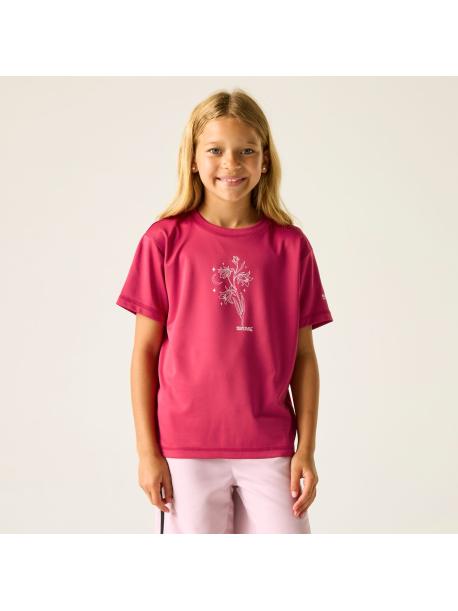     Dětské triko Regatta ARIA deep pink