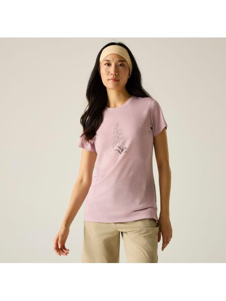     Dámské merino triko Regatta ESCADE powder lilac