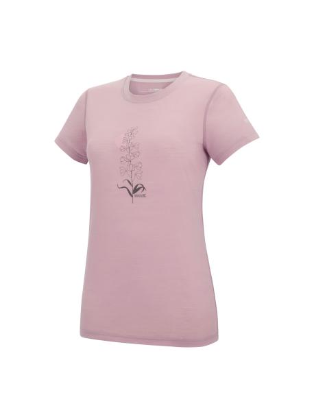     Dámské merino triko Regatta ESCADE powder lilac