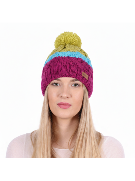     Zimní čepice Sherpa AXEL pink  