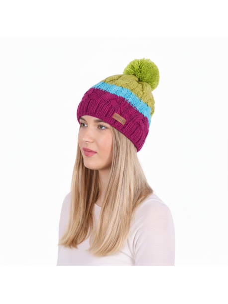     Zimní čepice Sherpa AXEL pink  