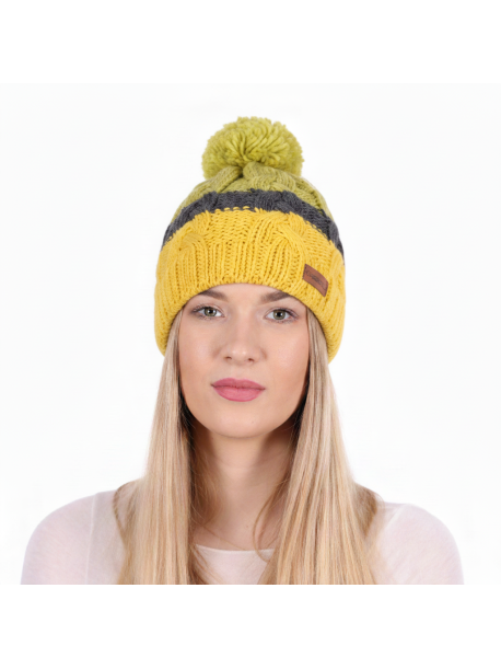     Zimní čepice Sherpa AXEL yellow  