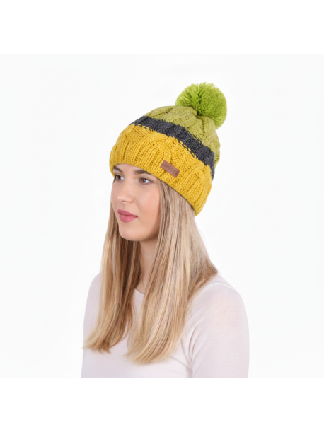     Zimní čepice Sherpa AXEL yellow  