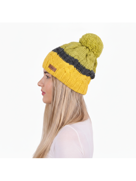     Zimní čepice Sherpa AXEL yellow  