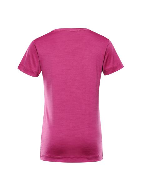     Dětské triko Alpine pro BASIKO fuchsia red