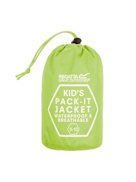     Dětská bunda Regatta PACK-IT JACKET III sharp green