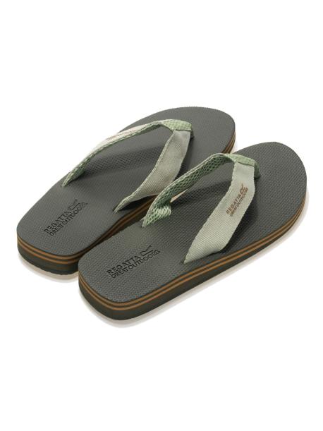     Pánské žabky Regatta RICO FLIP FLOPS dark khaki thea
