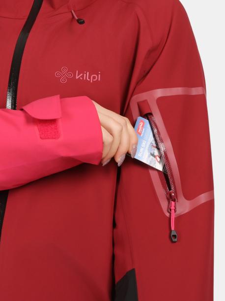     Dámská outdoorová bunda Kilpi MAMBA-W dark red