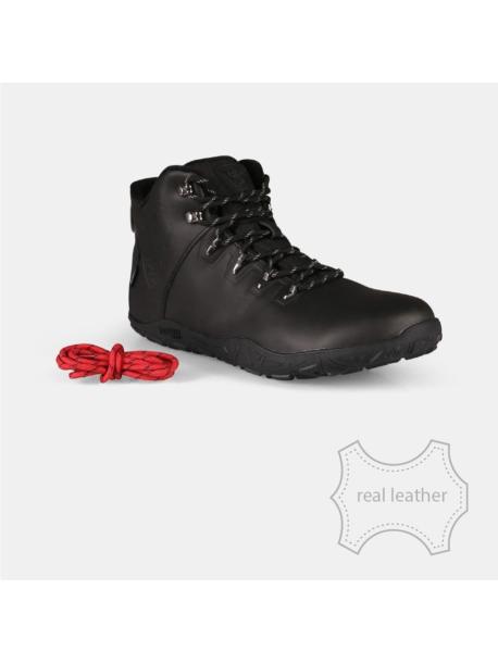     Outdoorové barefoot boty Kilpi BARE LEATHER HIGH-U black
