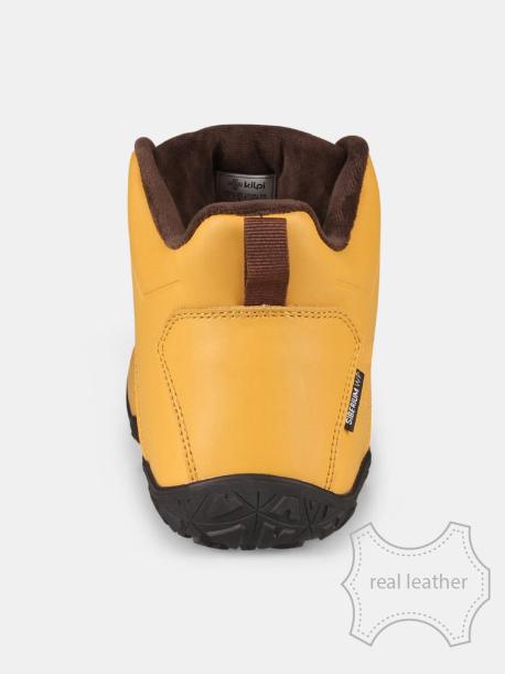     Outdoorové barefoot boty Kilpi BARE LEATHER HIGH-U beige