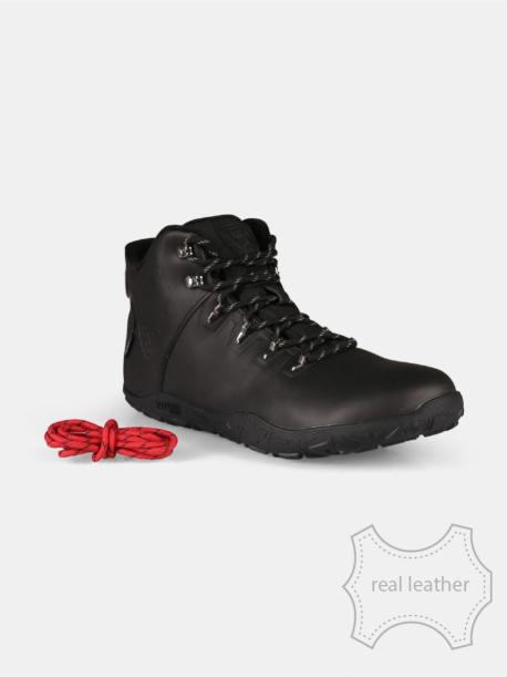     Outdoorové barefoot boty Kilpi BARE LEATHER HIGH-U black
