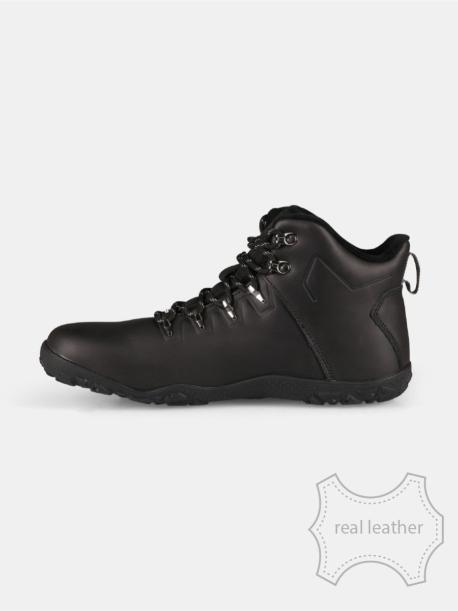     Outdoorové barefoot boty Kilpi BARE LEATHER HIGH-U black