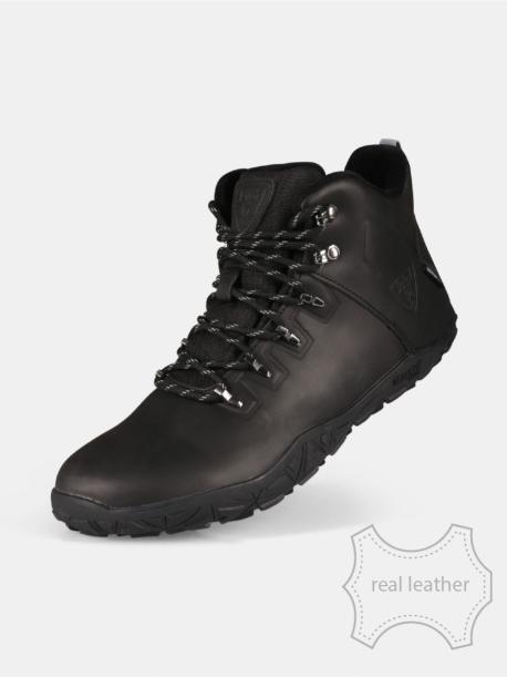     Outdoorové barefoot boty Kilpi BARE LEATHER HIGH-U black