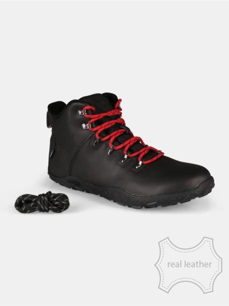     Outdoorové barefoot boty Kilpi BARE LEATHER HIGH-U black