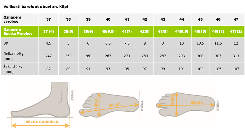 Kilpi barefoot